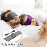 MOEASEii 3D Blackout Sleep Mask - Soft & Adjustable
