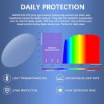 ANDWOOD Blue Light Blocking Glasses for All