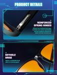 TIJN Orange Blue Light Blocking Glasses for Better Sleep