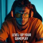 Amber Gaming Glasses for Blue Light Blocking