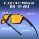 Amber Gaming Glasses for Blue Light Blocking