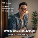 Goiteia Amber Blue Light Blocking Gaming Glasses
