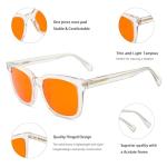 GLEASANNA Blue Light Blocking Glasses for Gaming