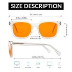 GLEASANNA Blue Light Blocking Glasses for Gaming