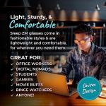 Orange Blue Light Glasses for Better Sleep Quality