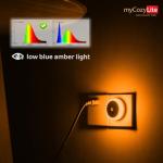 Amber Night Lights with Dusk to Dawn Sensor
