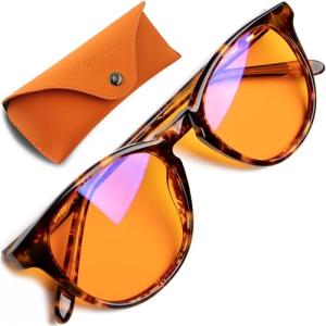 Amber Blue Light Blocking Glasses for Better Sleep