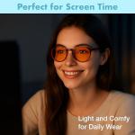 Amber Blue Light Blocking Glasses for Better Sleep