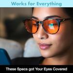 Amber Blue Light Blocking Glasses for Better Sleep