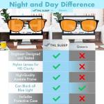 Amber Blue Light Blocking Glasses for Better Sleep