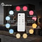 Red Light Sleep Lamp with Remote and Timer