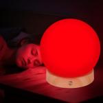 Red Light Sleep Lamp with Remote and Timer