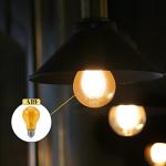 Warm Amber LED Edison Bulbs for Better Sleep