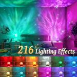 Mubarek Crystal Light Projector with 216 Mood Modes