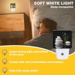 Grey Stones & White Lotus Plug-in Night Light