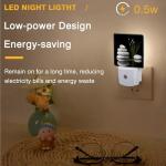 Grey Stones & White Lotus Plug-in Night Light