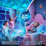 Color Changing Crystal Lamp with Ocean Projections