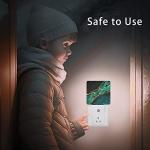 Green Marble Night Light with Dusk to Dawn Sensor