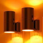 L LOHAS Amber Dimmable LED Night Light Pack