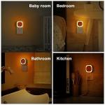 YUNLEX Dimmable Amber Night Light Set