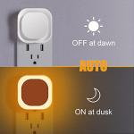 YUNLEX Dimmable Amber Night Light Set