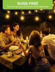 Energy-Saving LED Amber Light Bulbs - 2 Pack