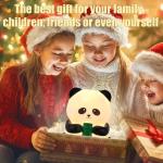 Cute Panda Night Light with Timer and Dimmable Glow