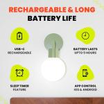 Rechargeable LED Wall Sconce with App Control