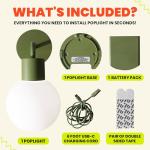 Rechargeable LED Wall Sconce with App Control