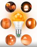 REYLAX Dimmable Amber Sleep Light Bulbs - 4 Pack