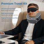 Proglobe Memory Foam Neck Pillow Travel Set
