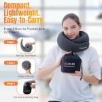 LOLEX™ Travel Pillow - Memory Foam Neck Support