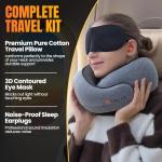 LOLEX™ Travel Pillow - Memory Foam Neck Support