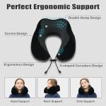 Memory Foam Travel Neck Pillow with Eye Masks