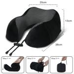 Memory Foam Travel Neck Pillow with Eye Masks