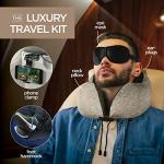 Memory Foam Travel Pillow Set with Accessories