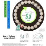 White Howlite Sleep Bracelet - Natural Beaded Jewelry