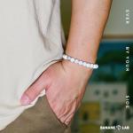 White Howlite Sleep Bracelet - Natural Beaded Jewelry