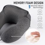 SKYANA Travel Pillow with Memory Foam and Eye Mask