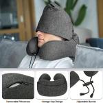 SKYANA Travel Pillow with Memory Foam and Eye Mask