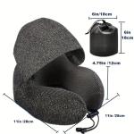 SKYANA Travel Pillow with Memory Foam and Eye Mask