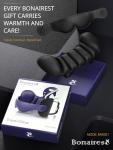 Bonairest Travel Neck Pillow with 3D Eye Mask