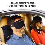 GOSLEEP Travel Pillow + Sleep Mask for Peaceful Slumber