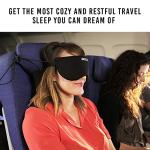 GOSLEEP Travel Pillow + Sleep Mask for Peaceful Slumber