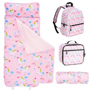 Toddler Nap Mat Set with Backpack and Lunchbox