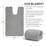 4-in-1 Travel Pillow and Blanket Set