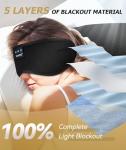 Bluetooth Sleep Mask with Headphones for Comfort