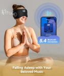 Bluetooth Sleep Mask with Headphones for Comfort