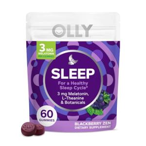 OLLY Sleep Gummies with Melatonin and Herbal Extracts