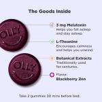 OLLY Sleep Gummies with Melatonin and Herbal Extracts